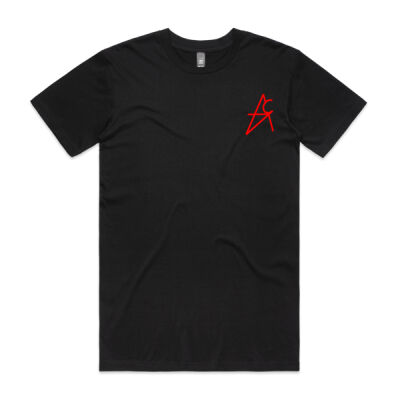 Abstract Men's T-shirt Red Logo Thumbnail