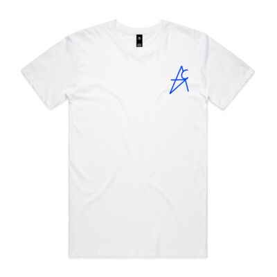 Abstract Men's T-shirt Blue Logo Thumbnail