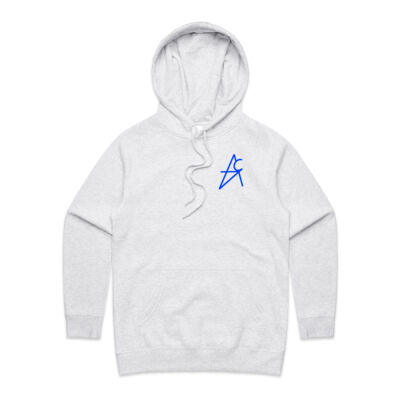 Abstract Women's Hoodie Wavy Blue Thumbnail